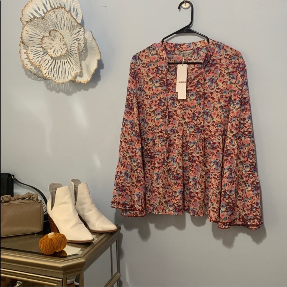Ophelia & Co. Multicolor Floral Blouse
